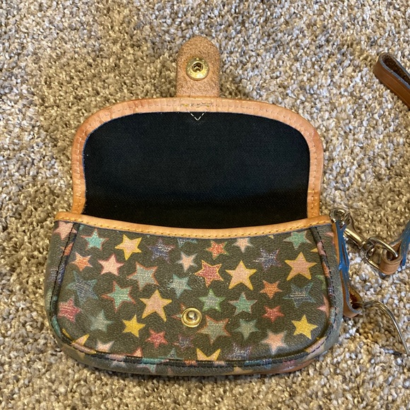 Dooney & Bourke Starry Night Leather Wristlet - Picture 4 of 8